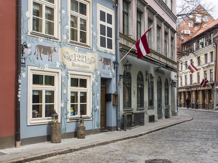 Riga Old Town Viewのeditorial素材
