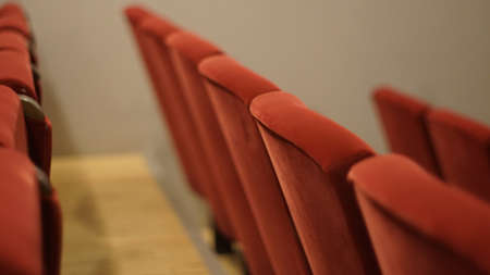 Red theatre seats