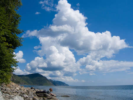 Baikal lakecoastの写真素材