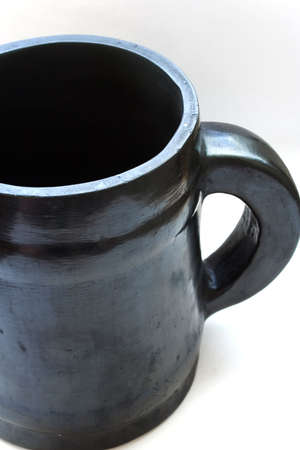 rug of ceramic burning in coal - not a painting in blackの写真素材