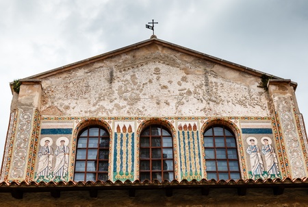 Murals of the Euphrasian Church in Porec, Croatiaの写真素材