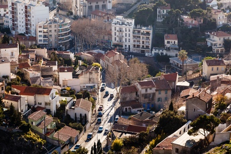 Aerial View of Marseille, Franceの写真素材