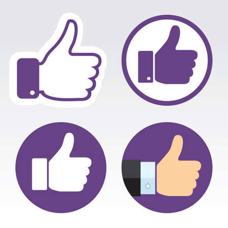 Thumb up iconのイラスト素材