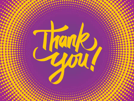 Thank you illustration vector