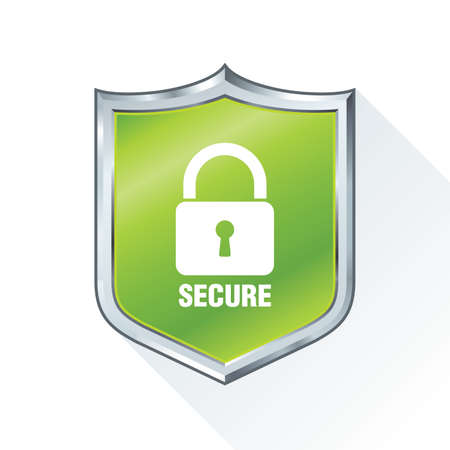 Security Shield illustration vectorのイラスト素材
