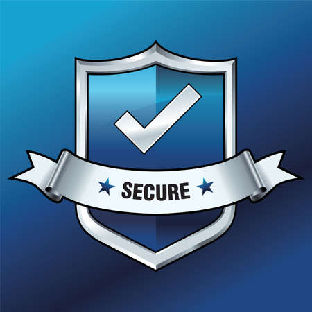 Security Shield illustration vectorのイラスト素材