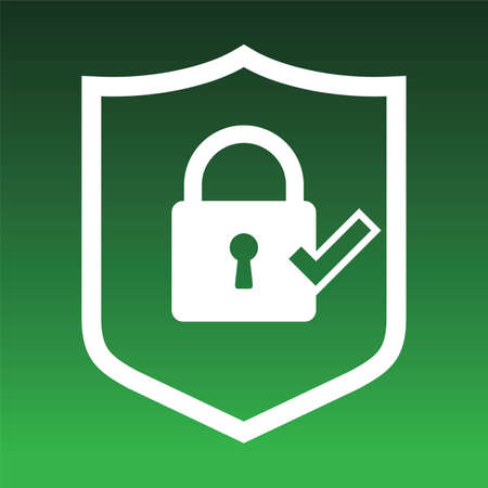 Security Shield illustration vectorのイラスト素材