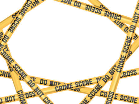 Crime Scene Do Not Cross vectorのイラスト素材