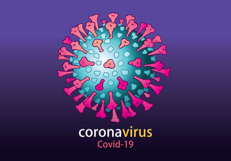 Sketch doodle coronavirus, corona virus, COVID-19, Hand-drawn style vector illustrationのイラスト素材