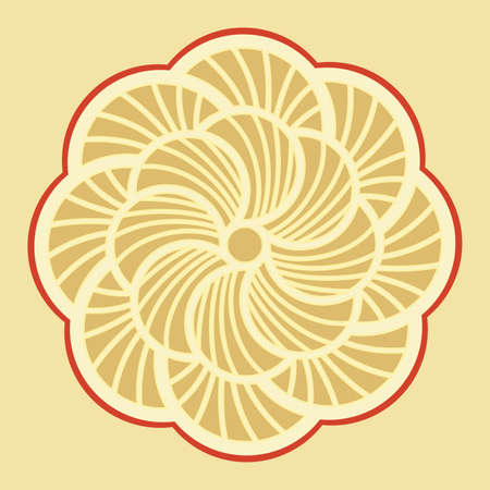 Chinese New Year, China, Japanese pattern material, traditional pattern, vector
