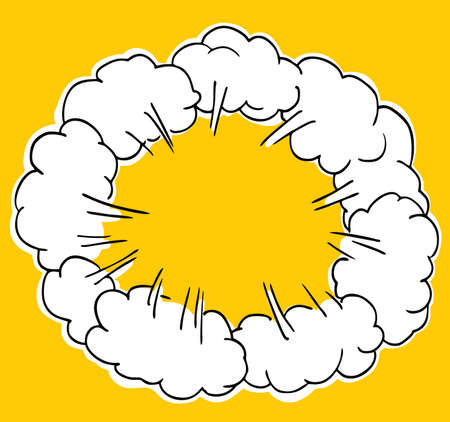 Vector illustration retro comic book background. Pop art vintage style backdrop.のイラスト素材