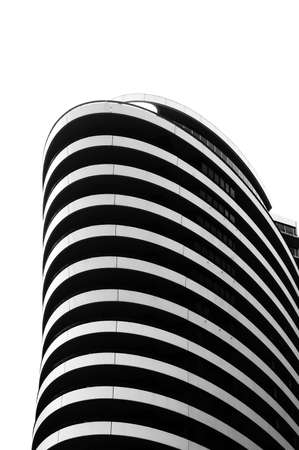 modern residential building at Docklands melbourne Australiaの写真素材