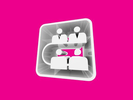 3D navigation icon の写真素材