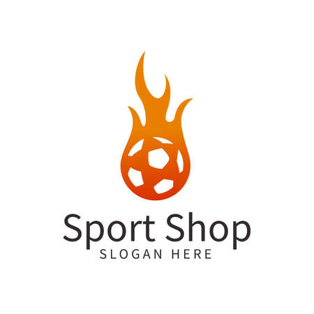 Sport shop logo designのイラスト素材