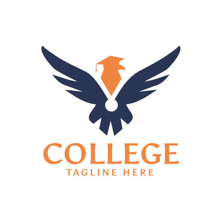 Education school pen book symbol logo design template inspirationのイラスト素材