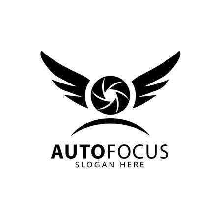 Photography drone logo designのイラスト素材