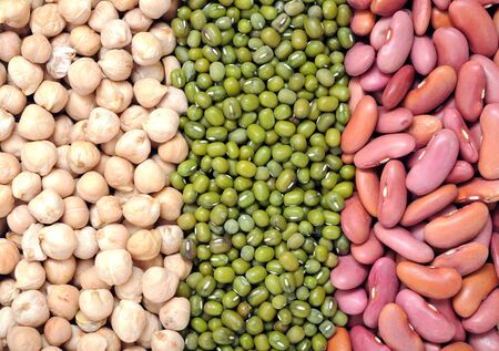 mix of bean and pea for background usesの写真素材