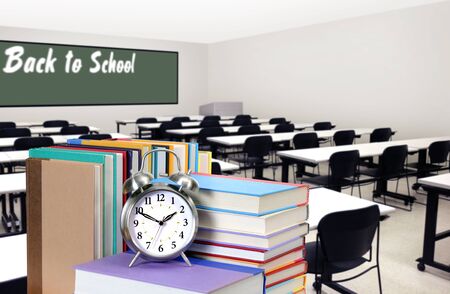 empty classroom for back to school conceptの写真素材