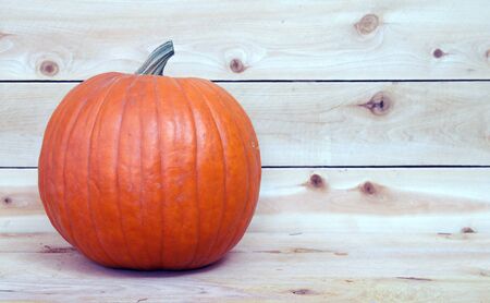 pumpkin and foliage leaves and Autumn season decorationの写真素材