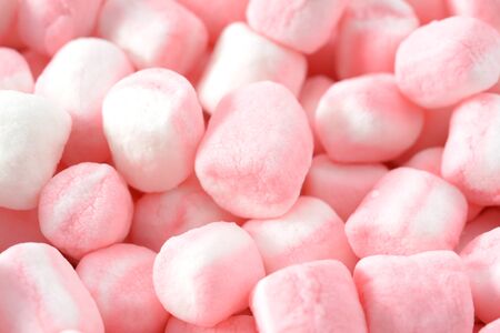 closeup colorful marshmallows candy for background uses