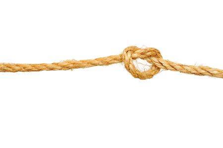 pacel knot  wrapping isolated on white backgroundの写真素材