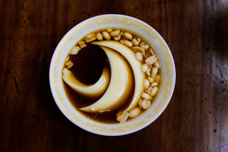 Douhua, tofu snackの写真素材