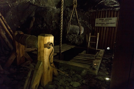 WIELICZKA, POLAND - JUNE 3, 2019: Wieliczka Salt Mine, UNESCO World Heritage Site in the town of Wieliczka, southern Polandのeditorial素材