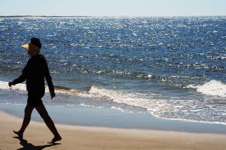 Ocean. Woman.の写真素材