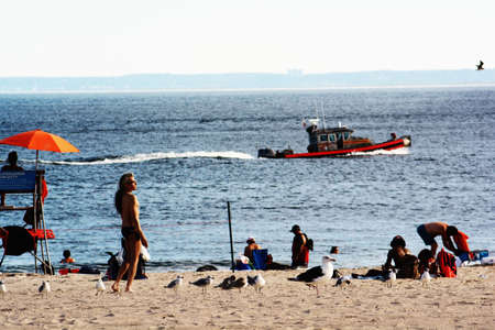 Beach. People.のeditorial素材