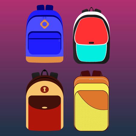 backpackのイラスト素材