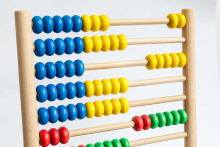 toy cash-rule isolated on whiteの写真素材