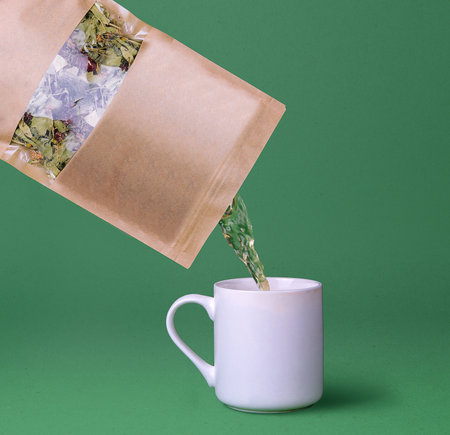 concept of healthy and tasty teaの写真素材