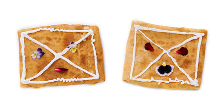 pancake concept with sour cream face