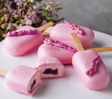 Dessert in the form of ice cream