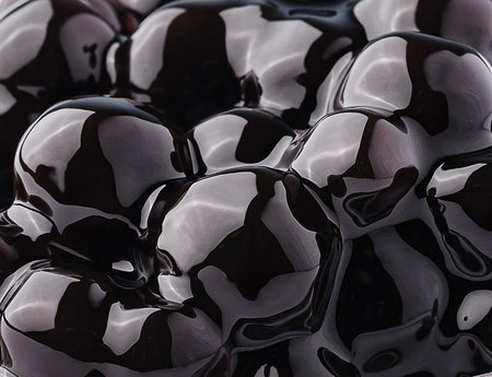 Black caviar macro or closeup backgroundの写真素材