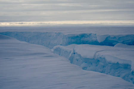 Chasm in the Hingezone, Antarctica