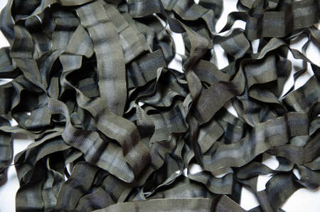 Printers used ribbonの写真素材