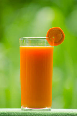 Ready for drinking Carrot Juice の写真素材