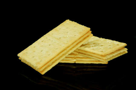 Tasty pastry with milk cream wafers