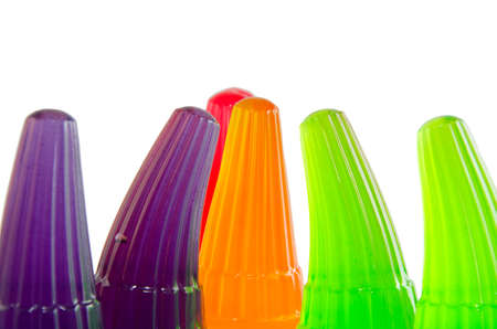 jelly pops fresh and sweet on white