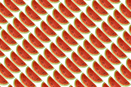 watermelon ,fruit fresh on white backgroundの写真素材