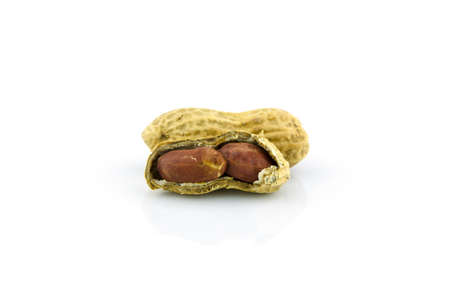 peanut on isolate background, food and vegetarian