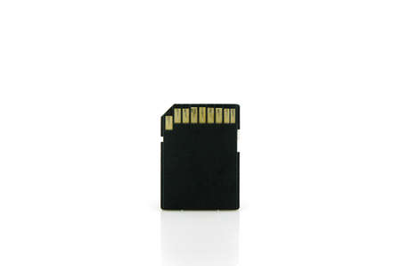 memory card micro sd on isolate background, technology