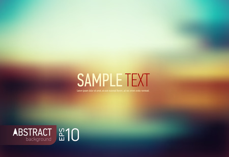 Abstract blurred Background with headline - vector illustrationのイラスト素材