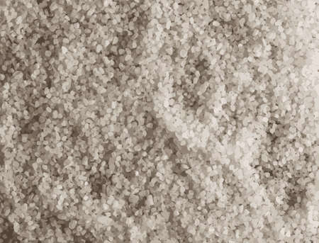 Realistic illustration of coarsely ground salt background. close-up. Texture of sea salt for food seasoning.のイラスト素材