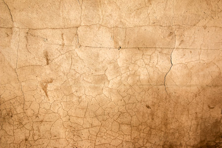 Close up retro color cement wall panoramic background texture for show or advertise or promote product and content on display and web design element conceptの写真素材