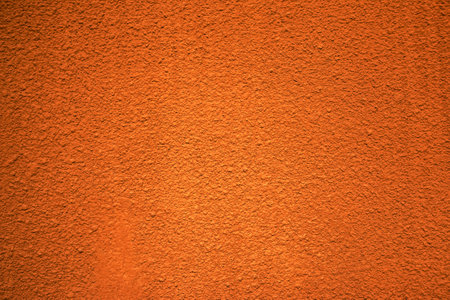 Close up retro color cement wall panoramic background texture for show or advertise or promote product and content on display and web design element conceptの写真素材