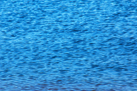 Water ripple texture background. Wavy water surface during sunset, golden light reflecting in the...