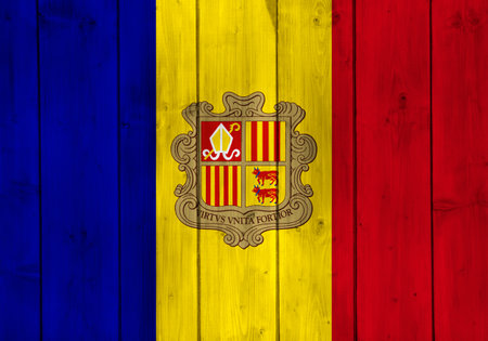 Flag of Finland on a textured background. concept collage.の写真素材