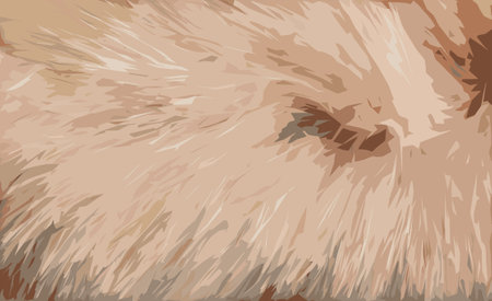 Realistic illustration close-up of real silver fox fur. good background.のイラスト素材